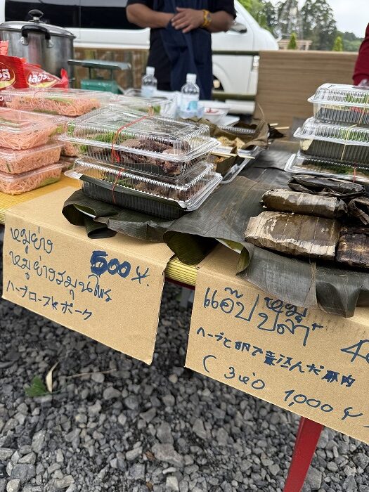 豚肉料理の屋台
