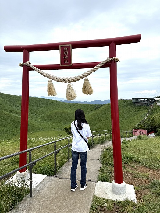 中に下る鳥居