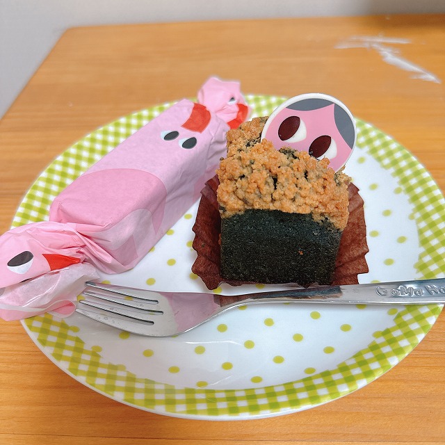 yiayia抹茶ケーキとブラウニー