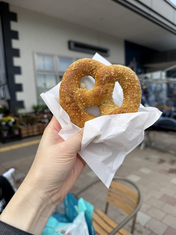 チーズ入りプレッツェル