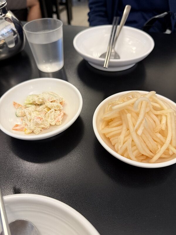 マカロニと大根の和え物