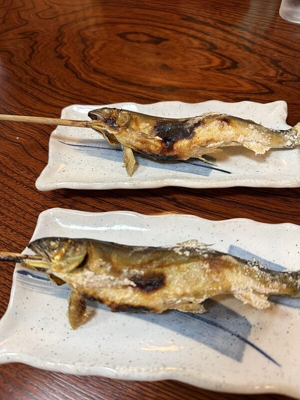 鮎の塩焼き　500円
