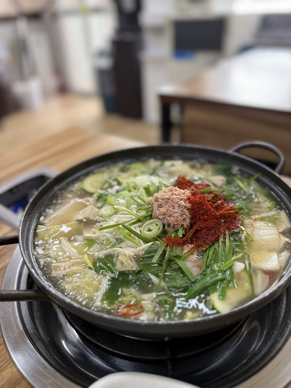 젓국갈비 (チョックッカルビ・発酵魚汁カルビ鍋)