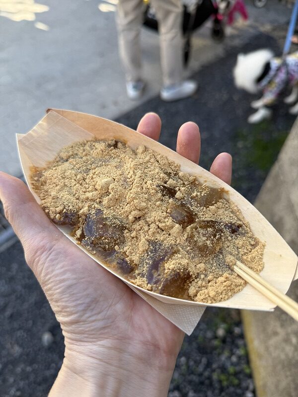 手作りわらび餅＠勝浦朝市