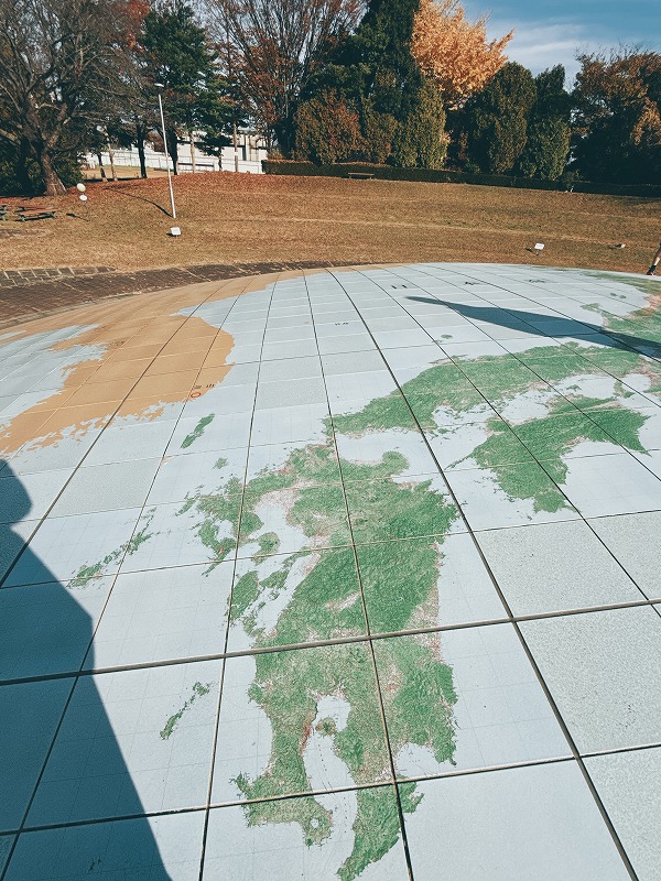日本列島球体模型
