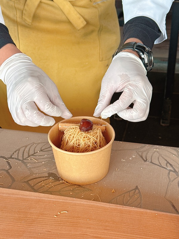 道の駅しもつま 生絞りモンブラン