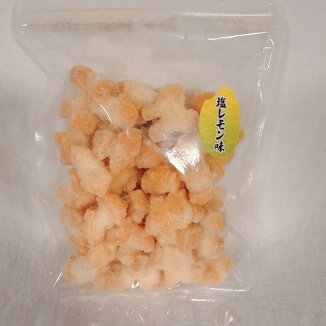 塩レモン味のおかきも!