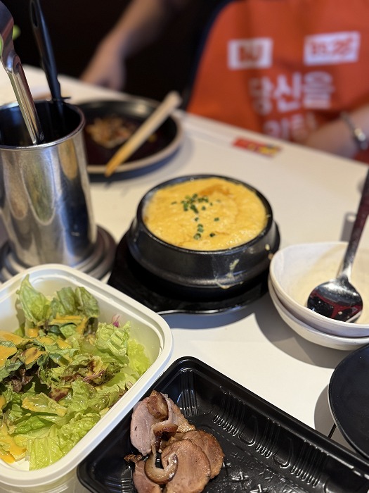 ケランチムや冷麺などオーダーできます