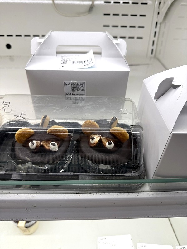 たぬきケーキもあった！