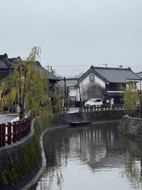 曇天の佐原の眺め