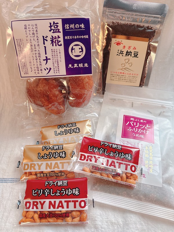 塩糀ドーナツや発酵食品いろいろ