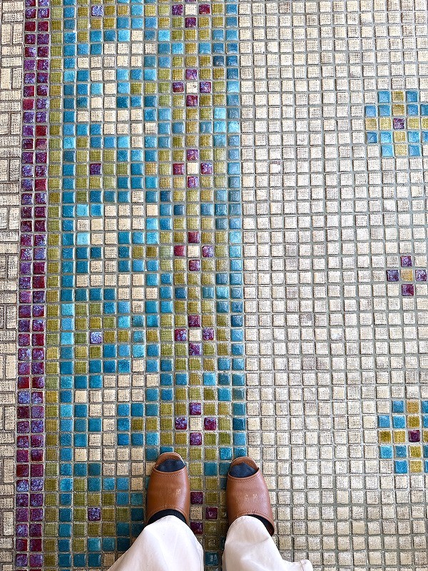 床のタイルが素敵！②