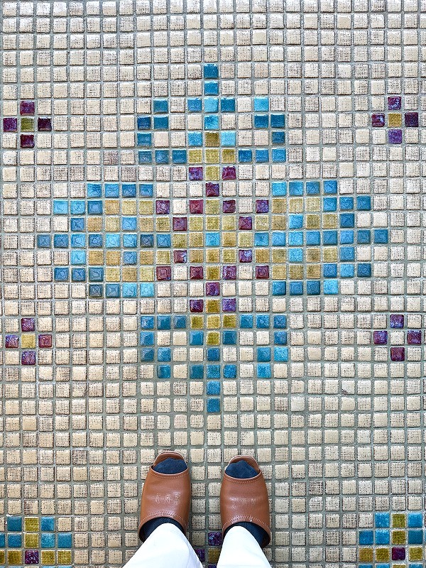 床のタイルが素敵！①