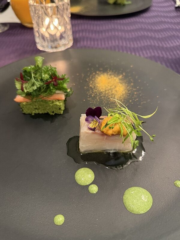 小田原港の真鯛のミキュイと季節に寄り添う野菜達