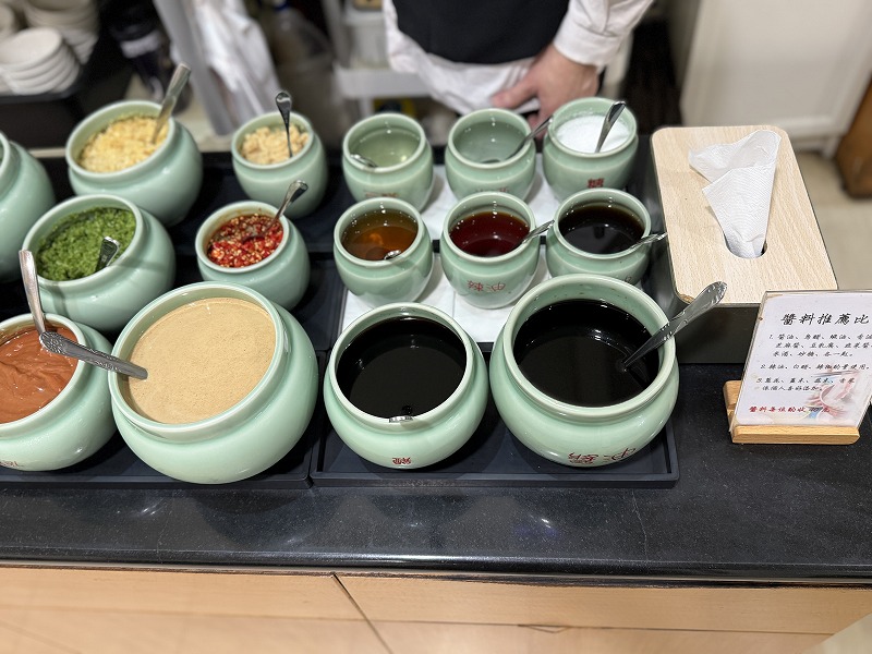 タレ作りコーナー