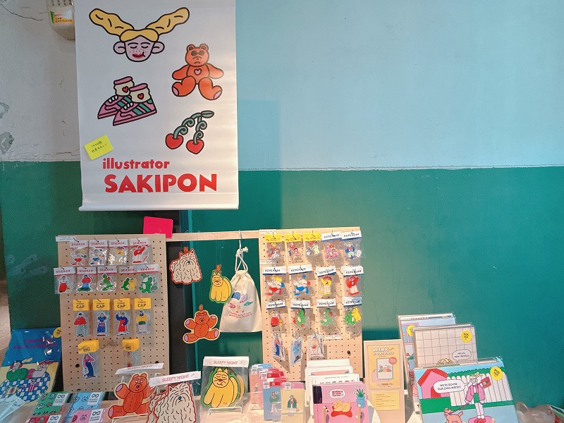 SAKIPONさんのブース