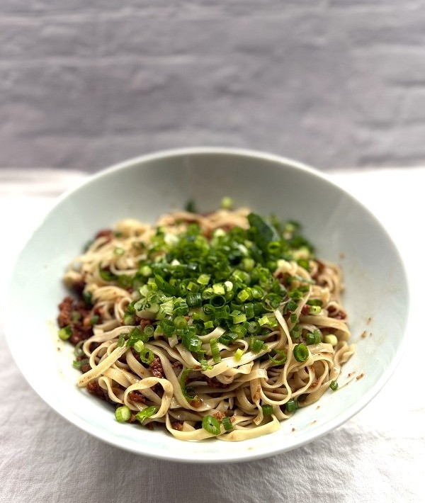 度小月の原味肉燥と和えて