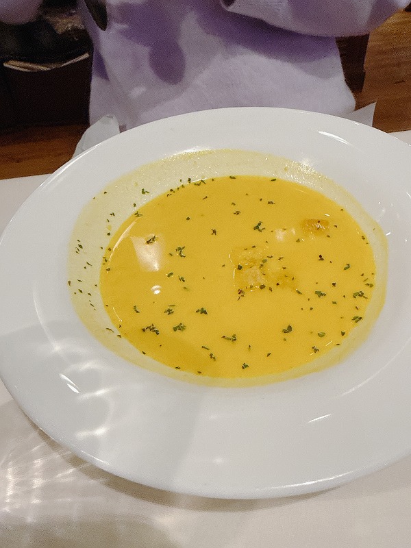 クリーミーなカボチャのポタージュ