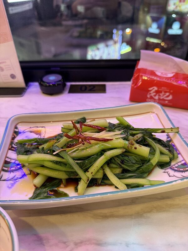 青菜炒め