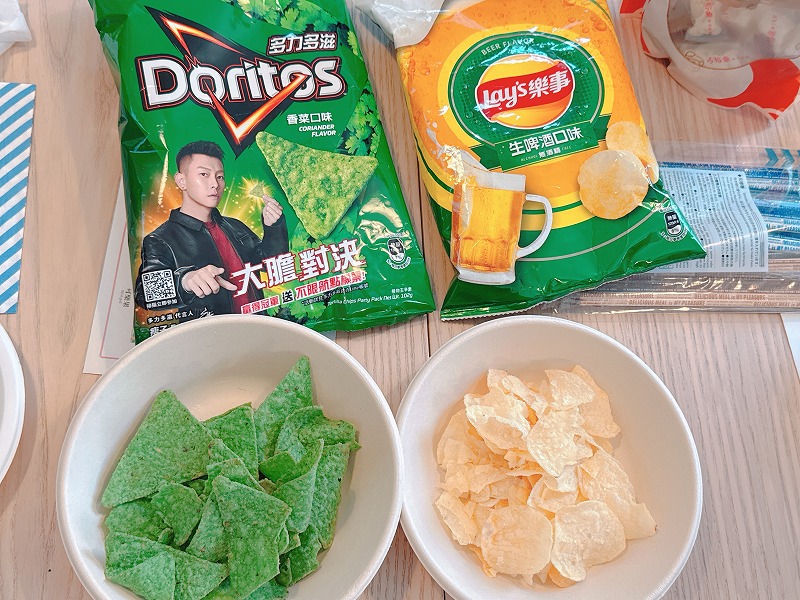 いよいよ！パクチー味ドリトスとビール味Lay's