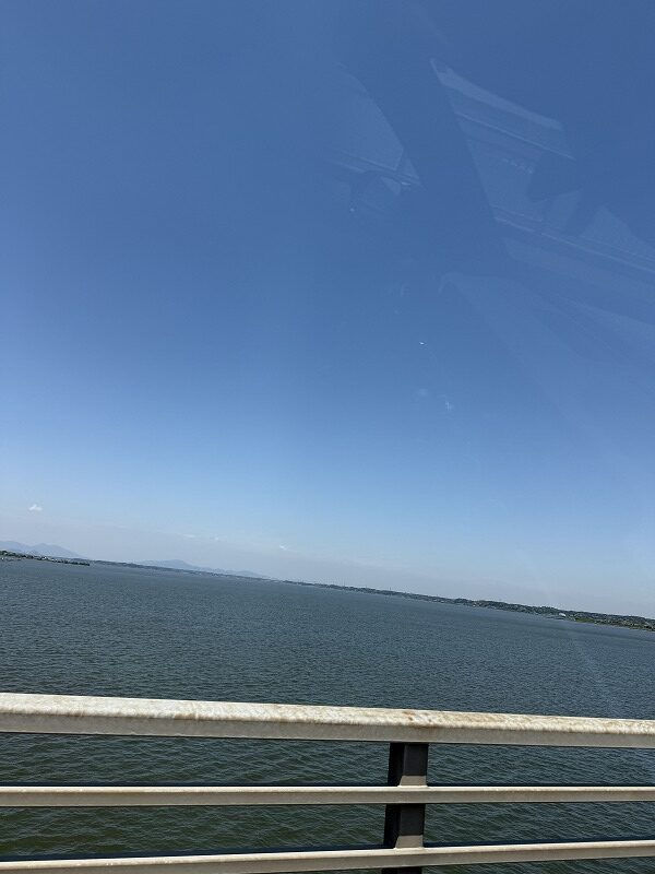 霞ケ浦が海のよう