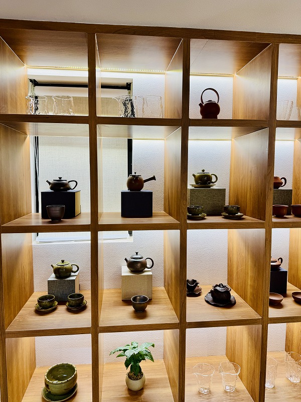 品質のいい茶芸道具がいっぱい