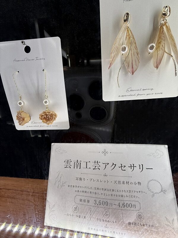 雲南省の草花や果物のアクセサリー