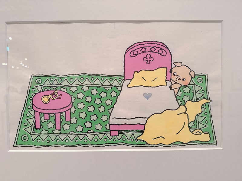 かわいいブタさんの部屋