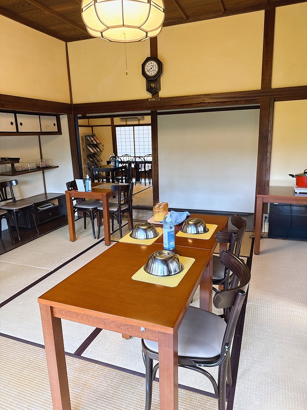 かんざらし作り体験のお部屋
