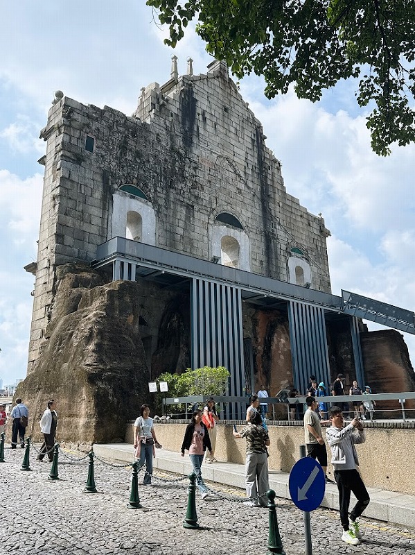 聖ポール天主堂跡(裏面)